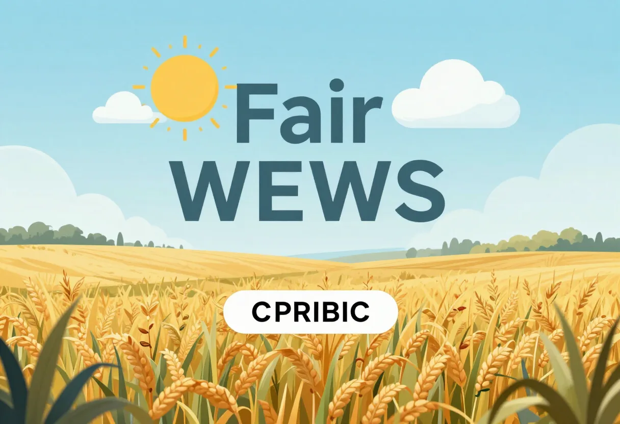 Fair, seasonal weather covers the Corn Belt; beneficial showers break-out on parts of the Plains