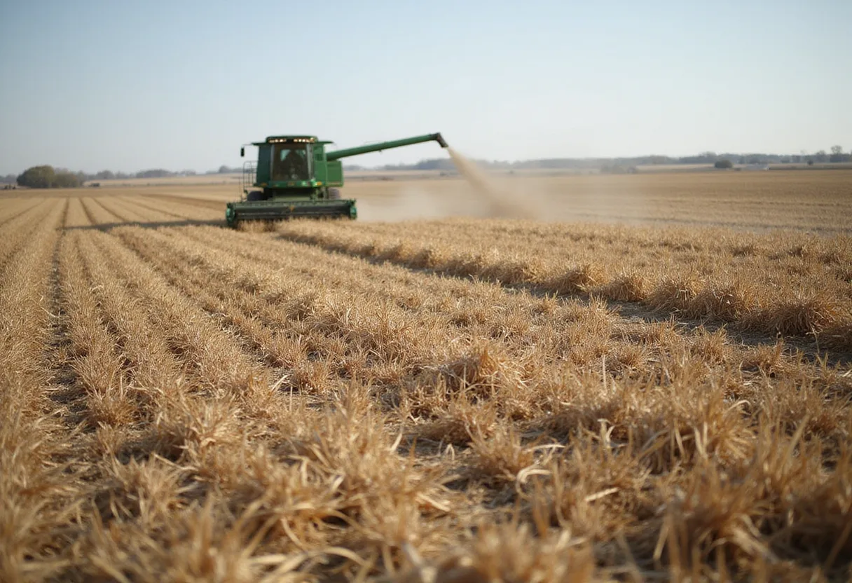 Drought devastates soybean yields in central Kansas