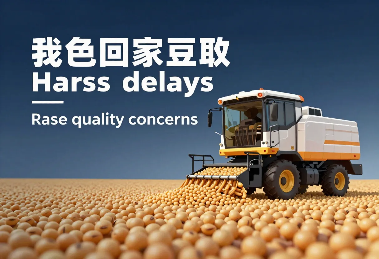 Soybean harvest delays raise quality concerns in some areas