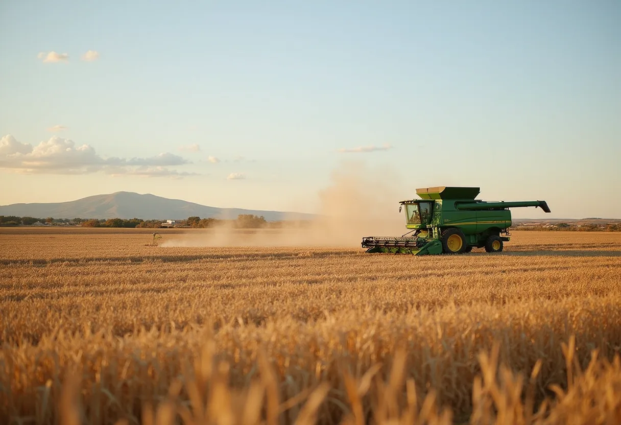 Slow soybean harvest reveals drought impact in Kansas