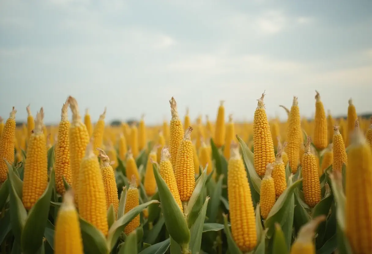 USDA raises corn production forecast, projects higher ending stocks