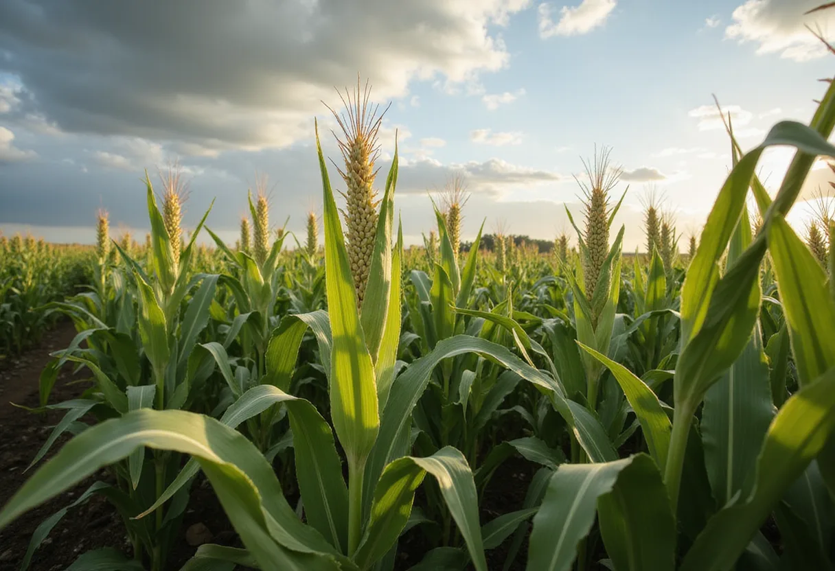 USDA raises corn yield estimate, pressures grain markets
